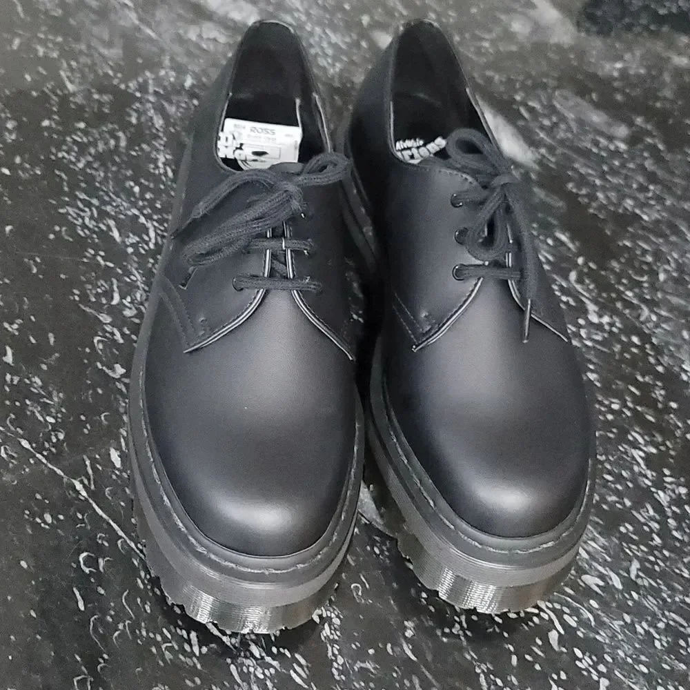 BRAND NEW Dr. MARTENS VEGAN 1461 QUAD MONO LOAFER
